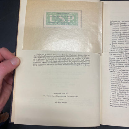 The Pharmacopeia of the United States of America - The United States Pharmacopeial Convention, Inc. - 1950