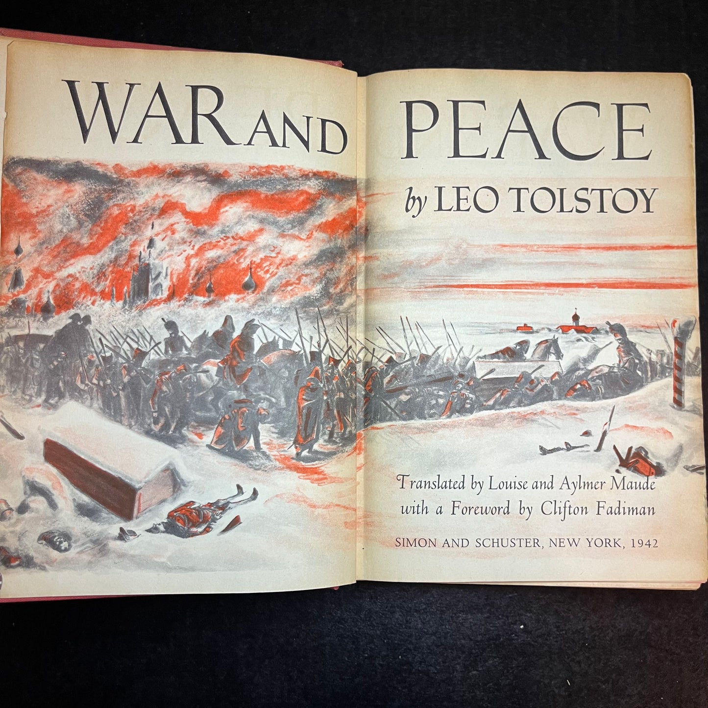 War and Peace - Leo Tolstoy - Inner Sanctum Edition - 1942
