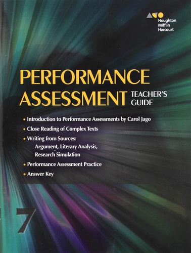 Houghton Mifflin Harcourt Collections Common Core Assessment Grade 7: Teacher's Guide