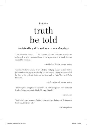Truth Be Told: A Novel