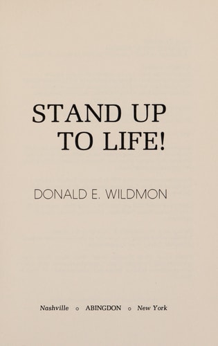 Stand up to life: A Man's Reflection on Living