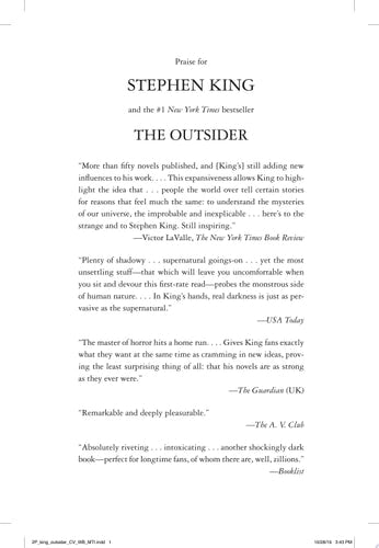 The Outsider A Novel