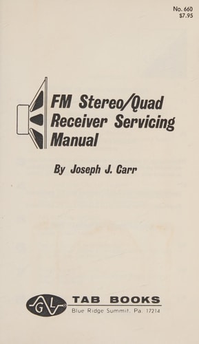 FM stereo/quad receiver servicing manual,