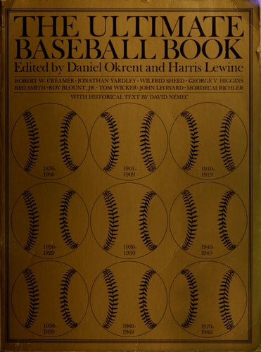 The Ultimate Baseball Book