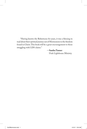 Out of Mormonism: A Woman's True Story