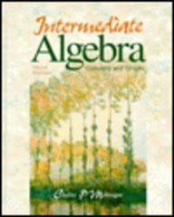 INTMED ALG:CONCEPTS AND GRAPHS 3E