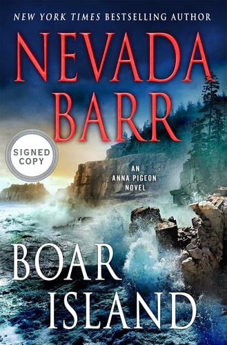 Boar Island: An Anna Pigeon Novel - SIGNED/AUTOGRAPHED COPY