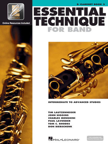 Essential Technique for Band with EEi - Intermediate to Advanced Studies: Bb Clarinet (Book/Online Media)