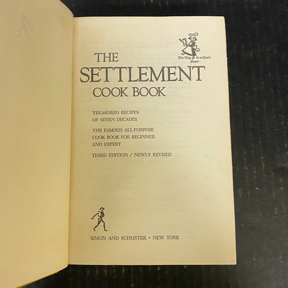 The Settlement Cook Book - Simon and Schuster - Third Edition - Revised - 1976