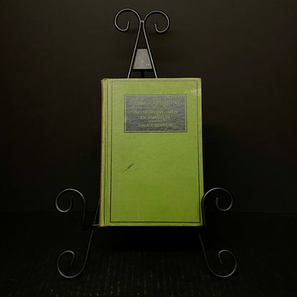 Public Speaking and Influencing Men In Business - Dale Carnegie - Fortieth Printing - 1950