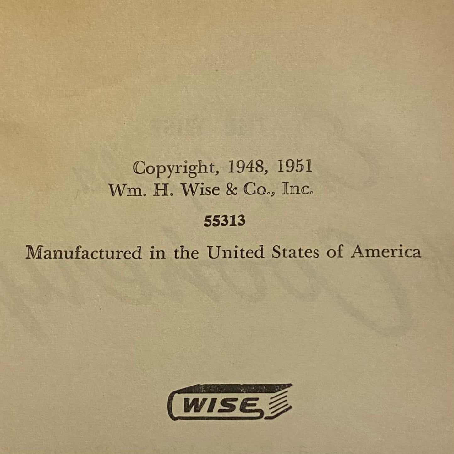 The Wise Encyclopedia of Cookery - Wise & Co. - 1953