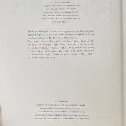 Homebodies - Charles Addams - First Printing - 1954