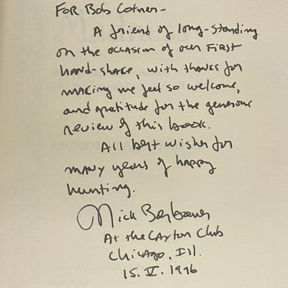 A Gentle Madness - Nicholas A. Basbanes - First Edition - Inscribed by Author - 1995