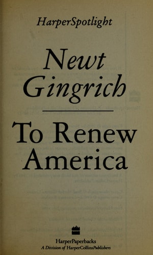 To Renew America