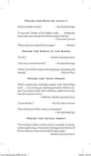 Oath of Loyalty (21) (A Mitch Rapp Novel)