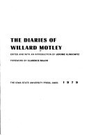 The Diaries of Willard Motley