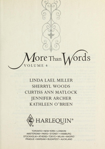 More Than Words Volume 4 Queen Of The Rodeo\Black Tie And Promises\A Place In This World\Hannah's Hugs\Step By Step