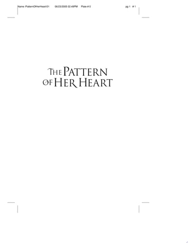 The Pattern of Her Heart (Lights of Lowell Series #3)