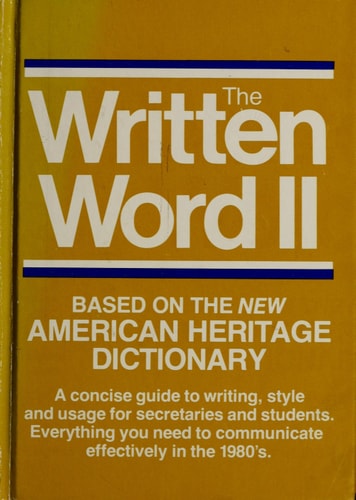 The Written Word II .