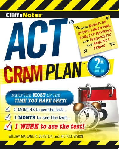CliffsNotes Act Cram Plan, 2nd Edition (Cliffsnotes Cram Plan)