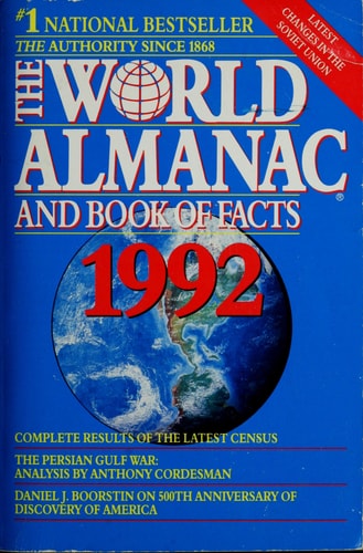 World Almanac and Book of Facts 1992 (World Almanac & Book of Facts)