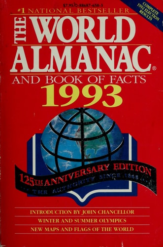 World Almanac and Book of Facts 1993 (World Almanac & Book of Facts (Paperback))