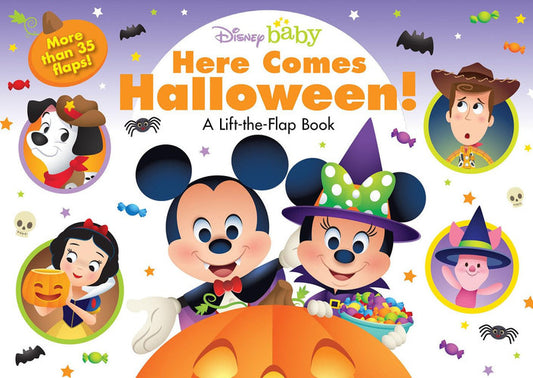 Disney Baby: Here Comes Halloween! A Lift-the-Flap Book