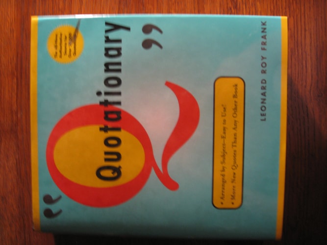 Random House Webster's Quotationary