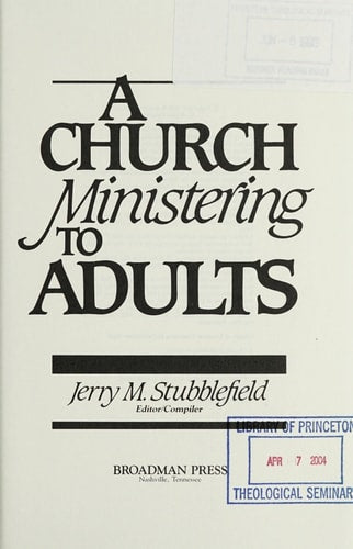 A Church Ministering to Adults