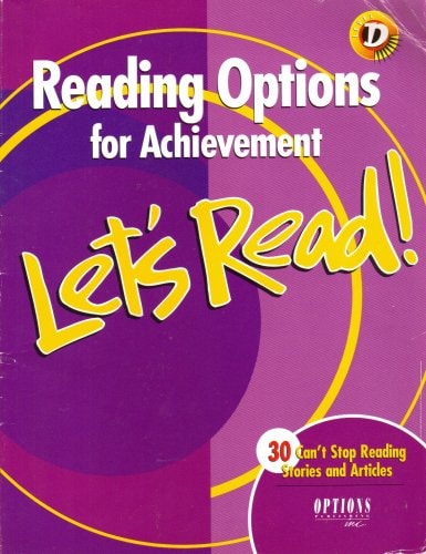 Reading Options for Achievement Let's Read - Level D
