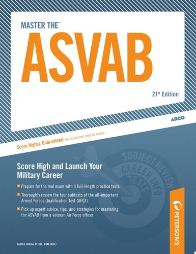 Master the ASVAB: Armed Services Vocational Aptitude Battery (Peterson's Master the ASVAB)