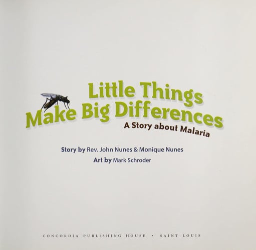 Little Things Make Big Differences: A Story about Malaria