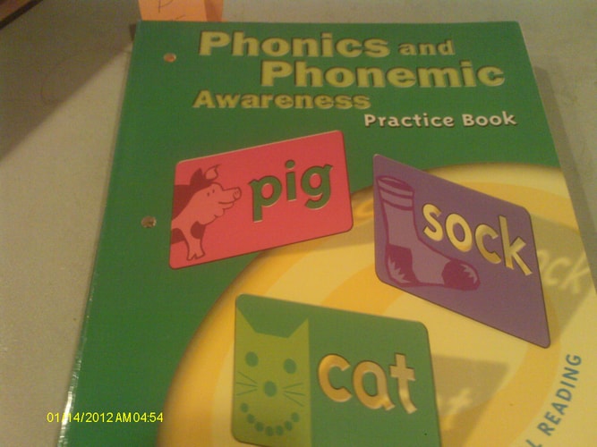 Phonics and Phonemic Awareness Practice Book