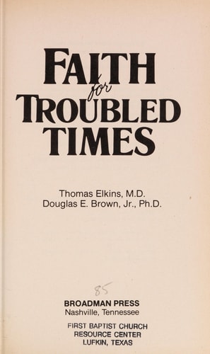 Faith for Troubled Times