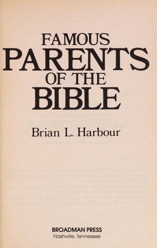 Famous Parents of the Bible