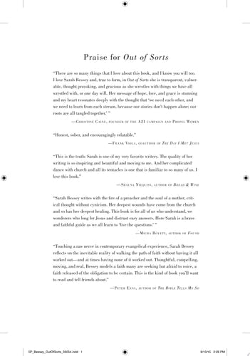 Out of Sorts: Making Peace with an Evolving Faith