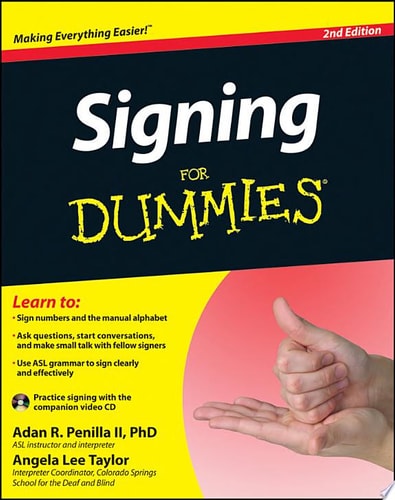 Signing For Dummies, with Video CD