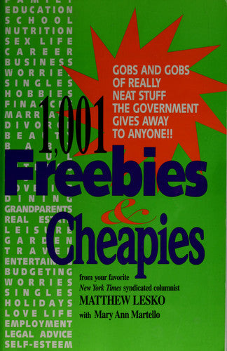 One Thousand and One Freebies and Cheapies