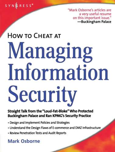 How to Cheat at Managing Information Security