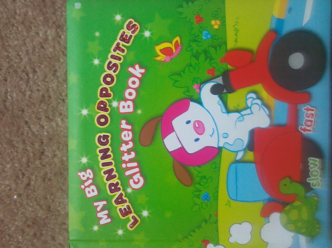 My Big Learning Opposites Glitter Book