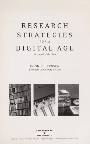 Research Strategies for a Digital Age