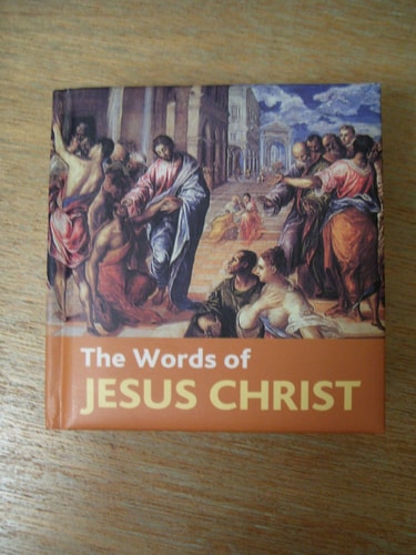 Words of Jesus Christ: With Gold Gilt Edges (Book Block Treasury Series!)