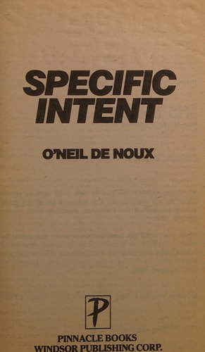 Specific Intent