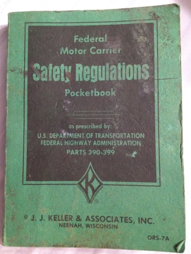 Federal Motor Carrier Safety Regulations Pocketbook (7ORSA)