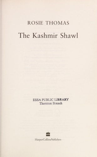 The Kashmir Shawl: A Novel