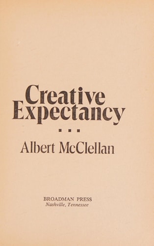 Creative expectancy