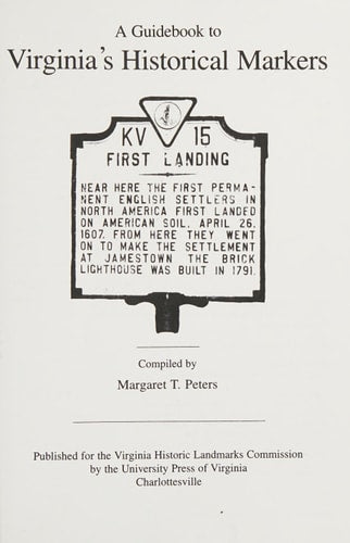 Guidebook to Virginia's Historical Markers
