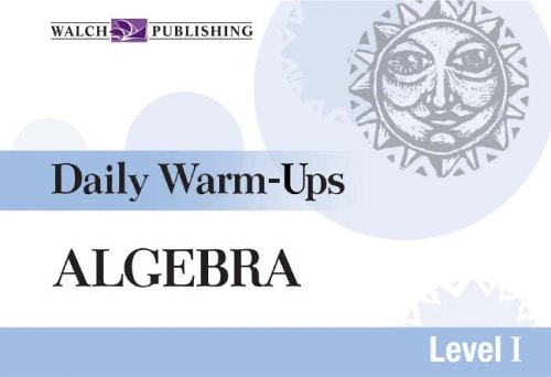 Daily Warm-ups For Algebra (Daily Warm-Ups Math Series SER)