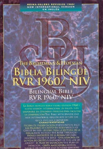 Biblia Bilinge/Bilingual Bible: Reina-Valera Revision 1960, New International Version, Burgundy Bonded Leather (Spanish and English Edition)