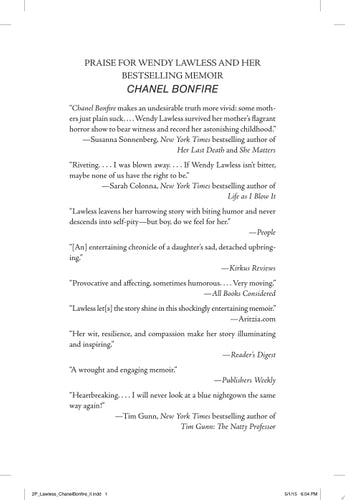 Chanel Bonfire: A Book Club Recommendation!